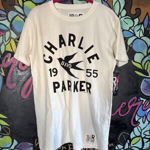 Roots Of Flight ROF Charlie Bird Parker '55 Tee T-Shirt, XS